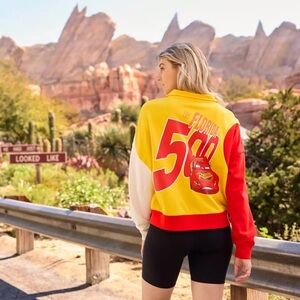 Disney Cars Colorblock Quarter Zip – Size 3X